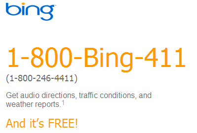 Bing 411 Marketing (2010)